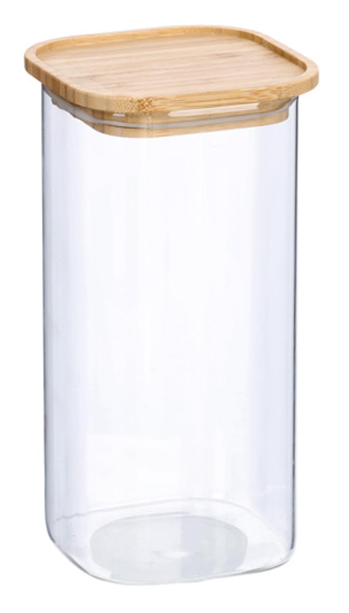 Entdecken Sie das ZELLER PRESENT Vorratsglas mit Bambusdeckel (1600 ml) – ideal für die stilvolle Aufbewahrung von Lebensmitteln. Nachhaltig, funktional und dekorativ!