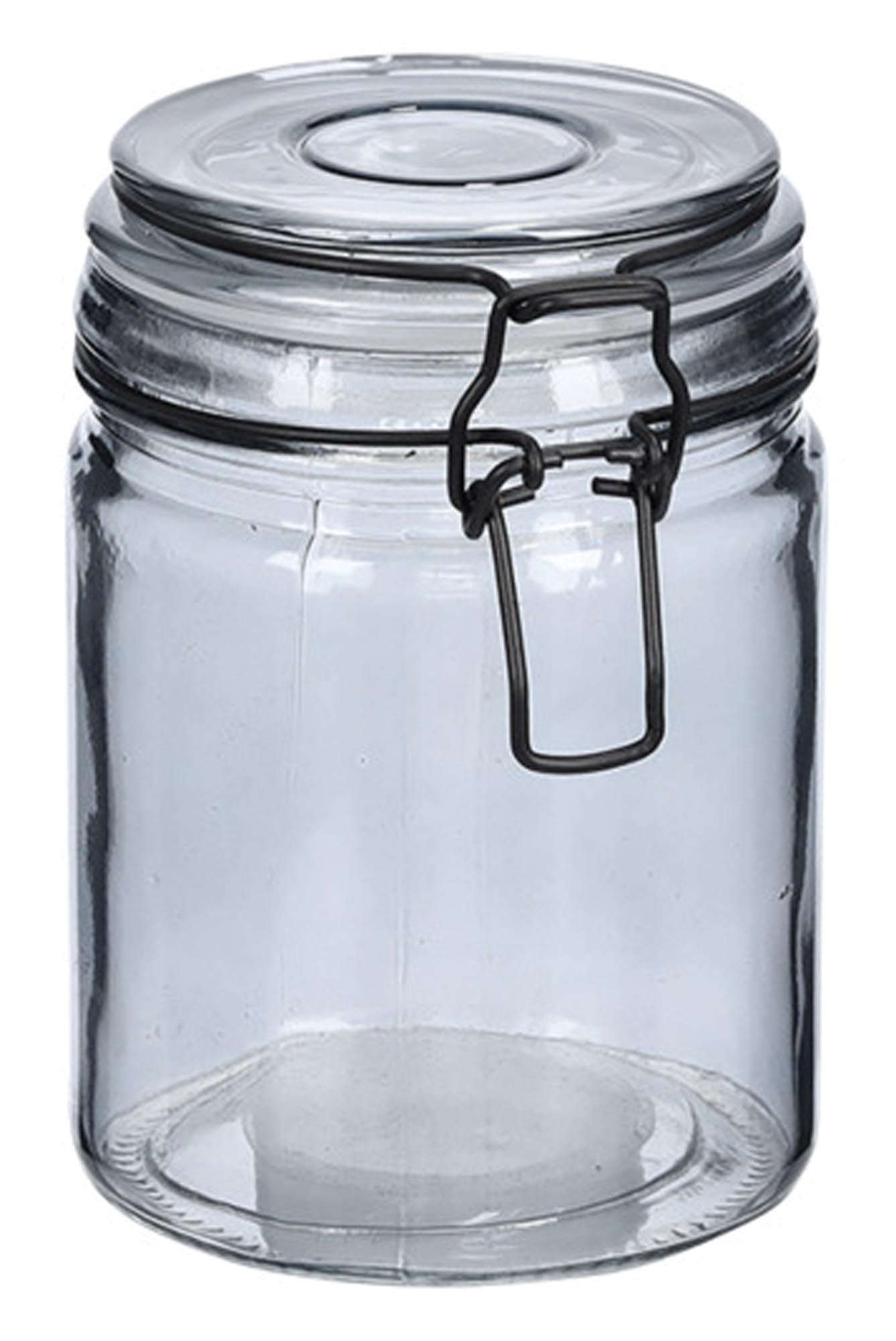 Entdecken Sie das ZELLER PRESENT Vorratsglas mit Bügelverschluss (500 ml) in grau. Ideal zur stilvollen Aufbewahrung von Lebensmitteln, Gewürzen und Snacks.