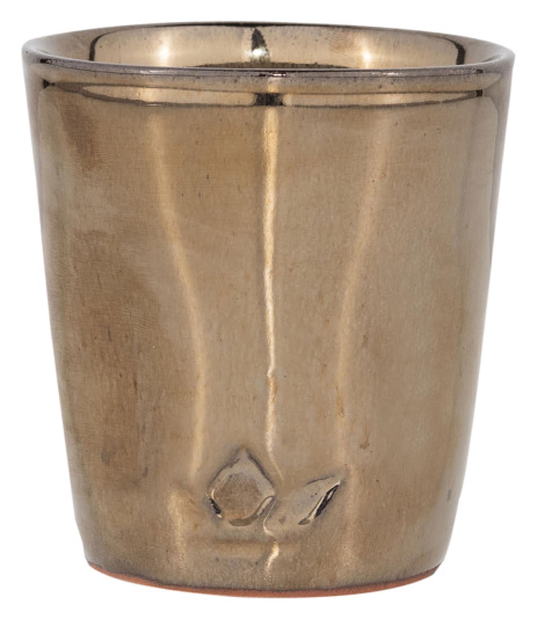 Eleganter DUTCHDELUXES Becher 130 ml aus robustem Glas, ideal für Kaffee, Tee und Desserts. Spülmaschinenfest, nachhaltig und stilvoll.