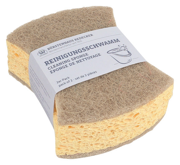 REDECKER Reinigungsschwamm 2 Stück 11.5x9 cm in präsentiert im Onlineshop von KAQTU Design AG. Reinigung & Wäsche ist von REDECKER
