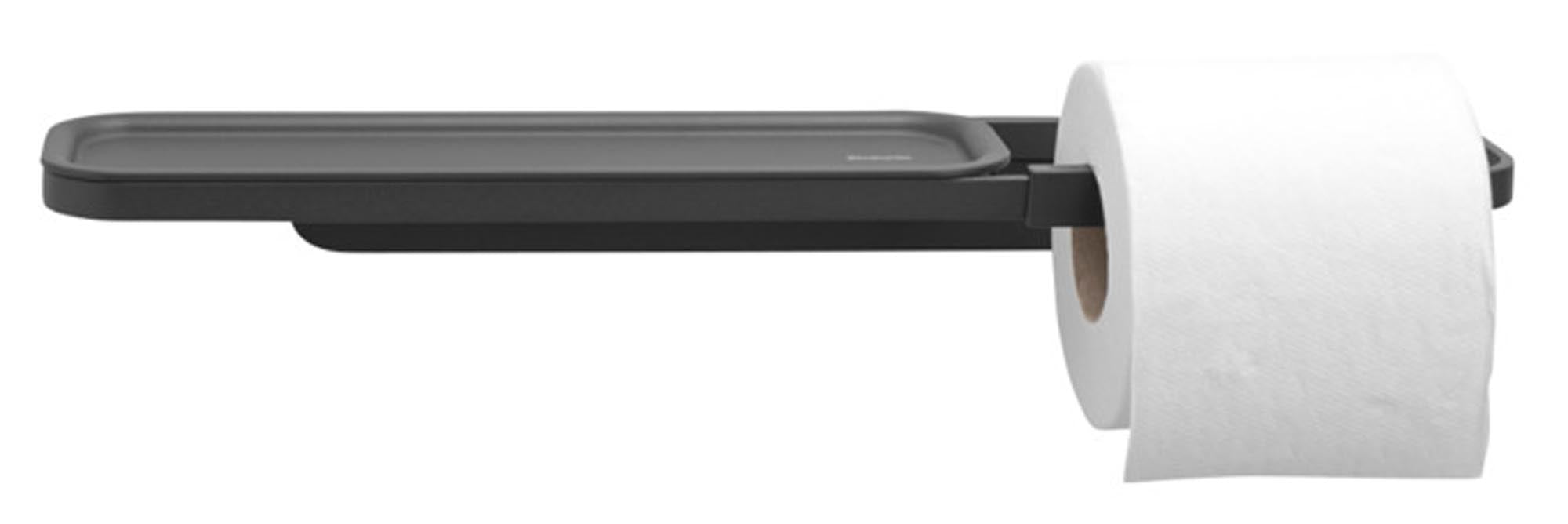 BRABANTIA WC Papierhalter MindSet mit Ablage mineral fresh white in  präsentiert im Onlineshop von KAQTU Design AG. Badzubehör ist von BRABANTIA