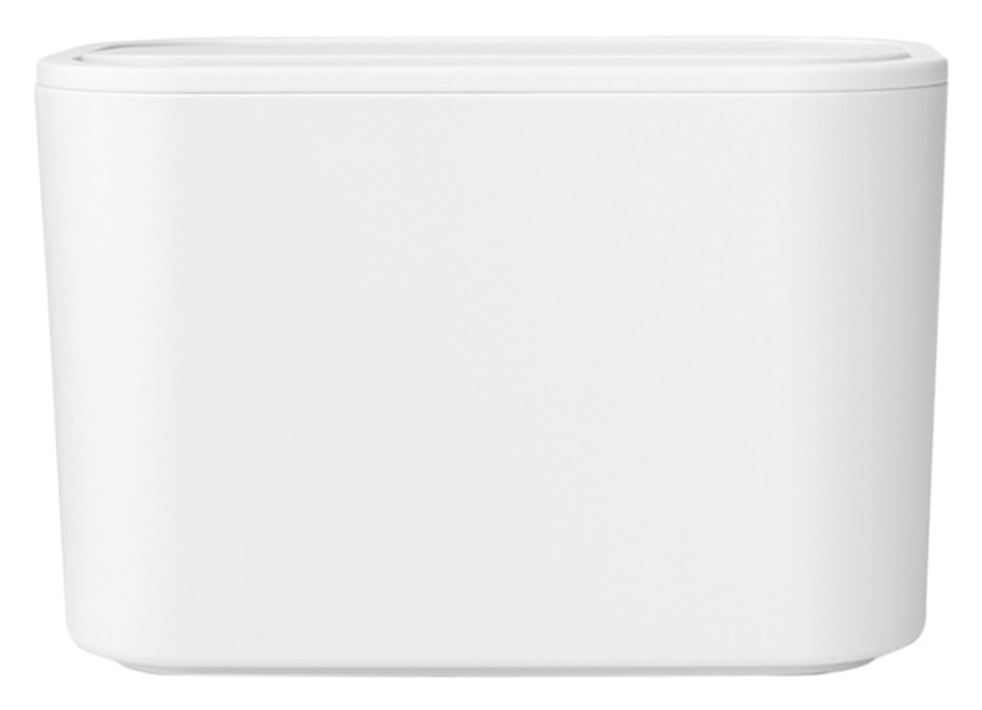 Entdecken Sie den BRABANTIA Abfallbehälter MindSet white: elegantes Design, langlebiger Edelstahl, geräuschloser Deckel, 30L Fassungsvermögen, umweltfreundlich.