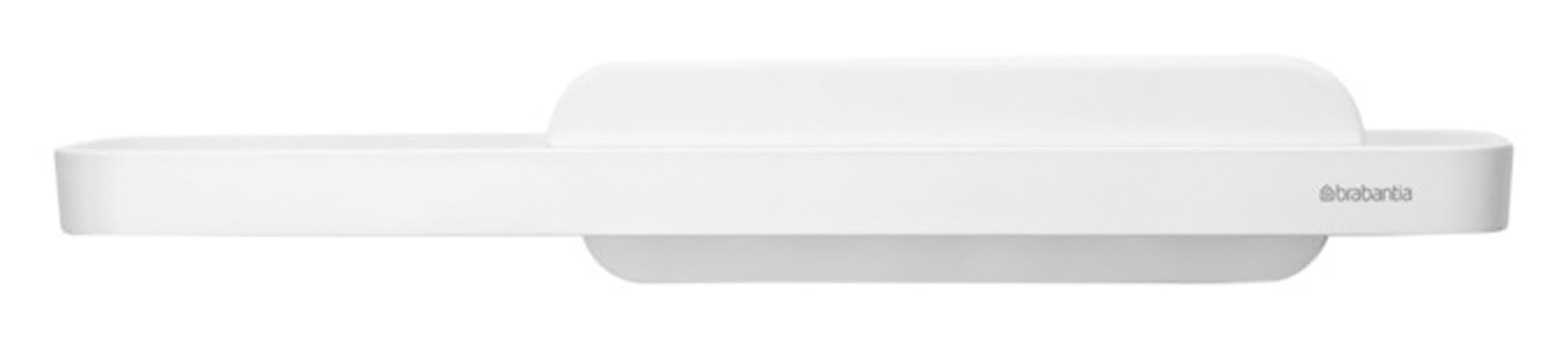 Entdecken Sie die BRABANTIA Duschablage mit Abzieher MindSet in Weiß. Hochwertiger Edelstahl, pflegeleicht, mit integriertem Abzieher für hygienische Sauberkeit.