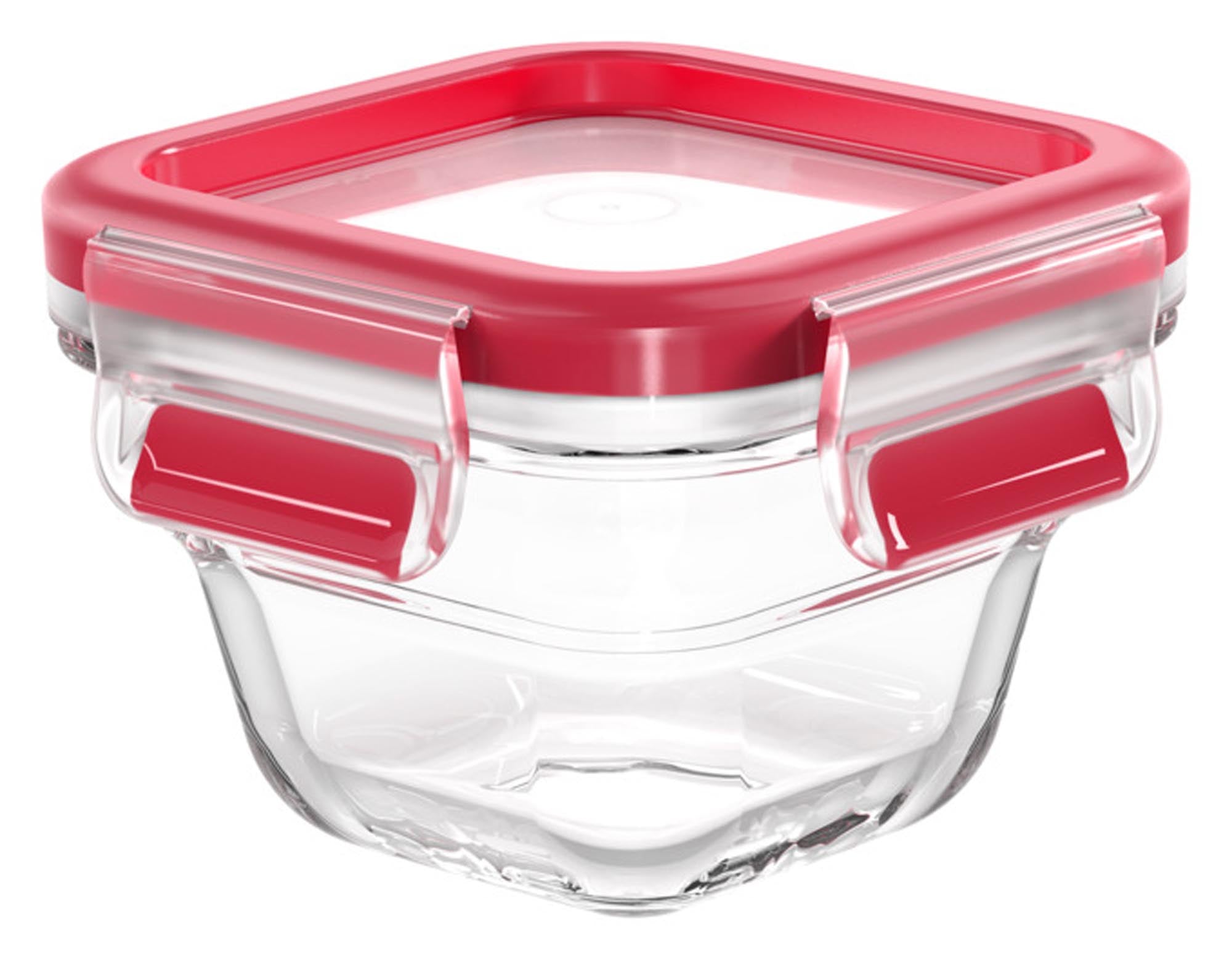 Die EMSA Dose Glas Clip&Close 0.18l bietet luftdichte Aufbewahrung für Snacks und Reste. Hochwertiges Glas, hygienisch und spülmaschinenfest.