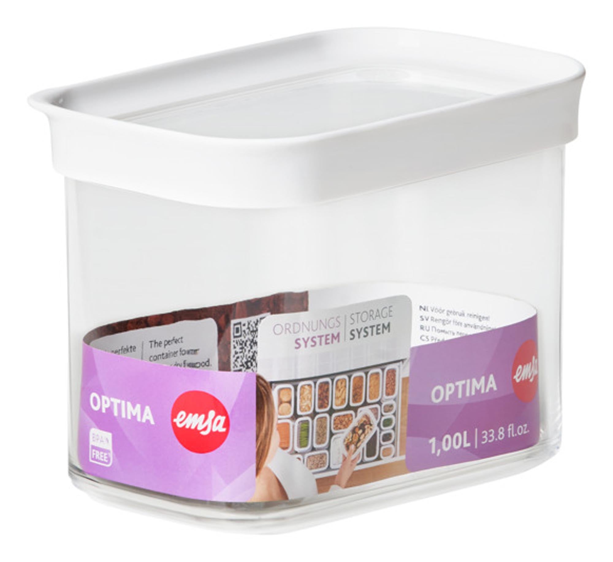 EMSA Optima 4.4l: Luftdicht, BPA-frei, stapelbar. Ideal für frische & trockene Lebensmittel. Robust & umweltfreundlich.