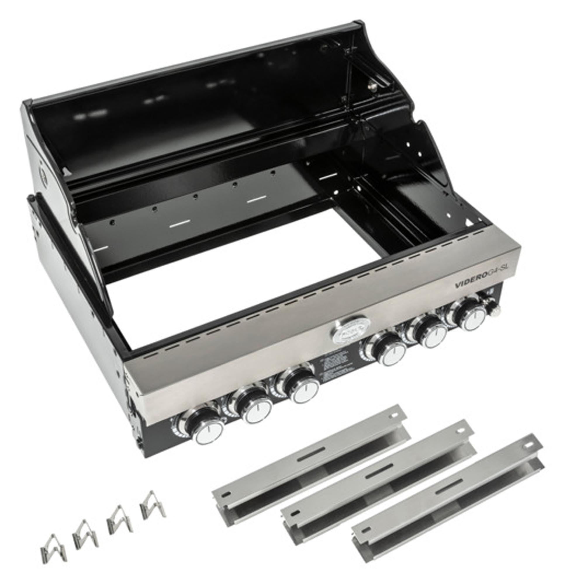 Entdecken Sie die RÖSLE Brennkammer Videro G4-SL: Hochwertiger Edelstahl, einfache Montage, perfekte Hitzeverteilung für unvergessliche Grillabende.