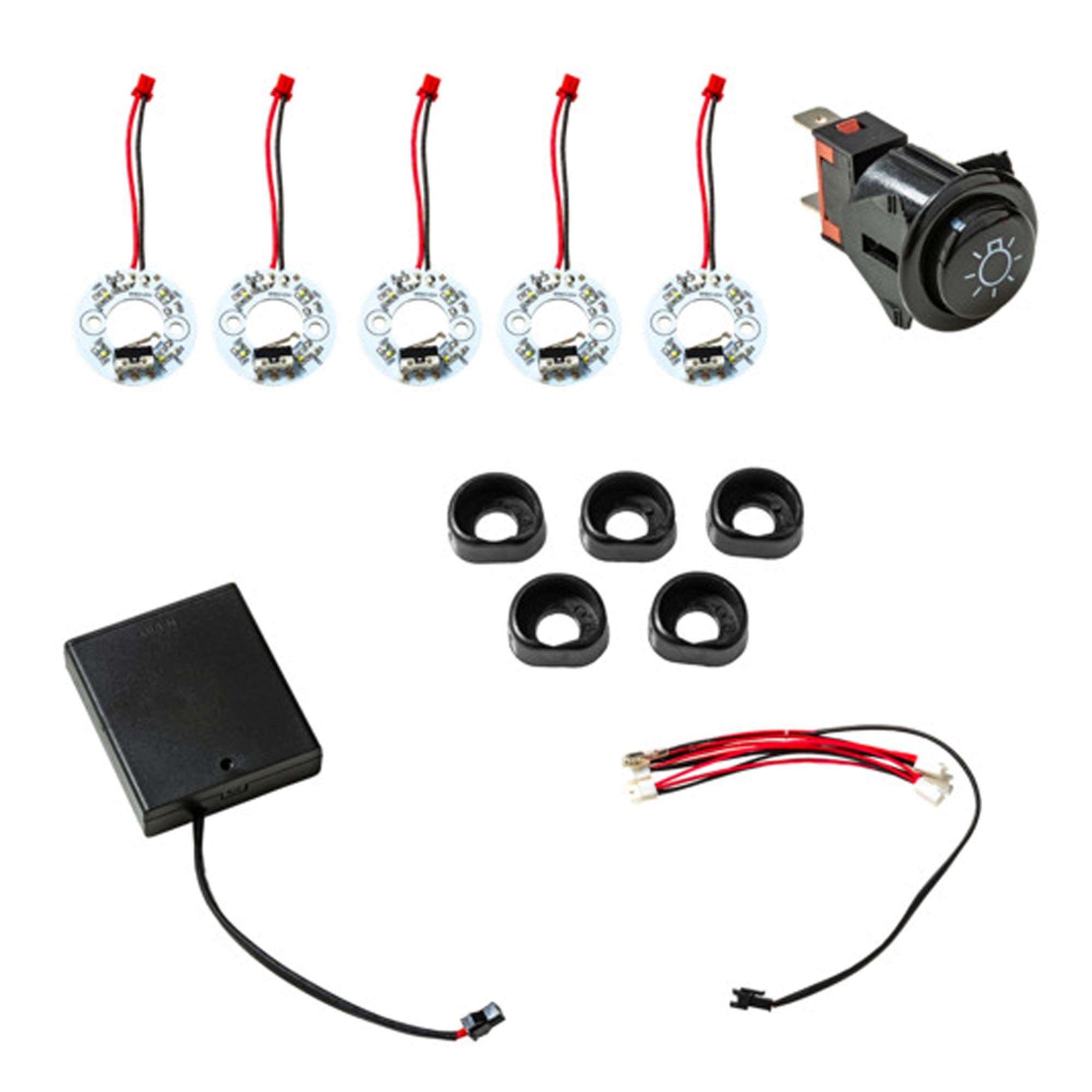 Beleuchtungssatz Videro G4 von RÖSLE: Perfekte Grillbeleuchtung für unvergessliche Grillabende, einfach zu montieren, energieeffiziente LED-Leuchten.