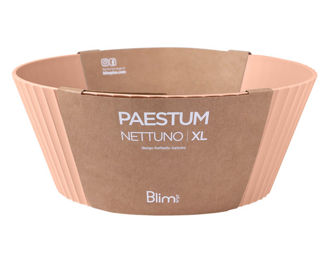 Entdecken Sie die stilvolle BLIM PLUS Schüssel Nettuno in Rosa, XL (ø 30 cm, H 12 cm) – ideal für Küche und Tisch, robust und umweltfreundlich.