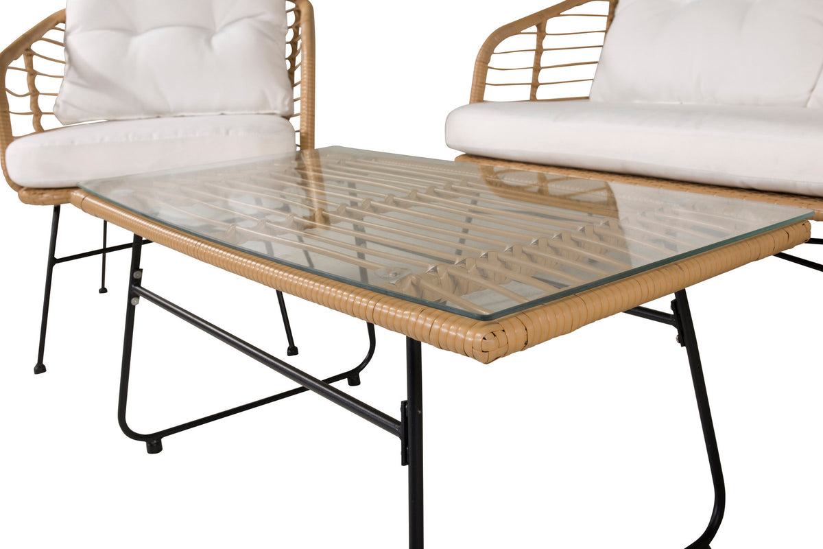 Viga Sofa Outdoorset 90cm in Natur präsentiert im Onlineshop von KAQTU Design AG. Loungeset ist von Venture Home