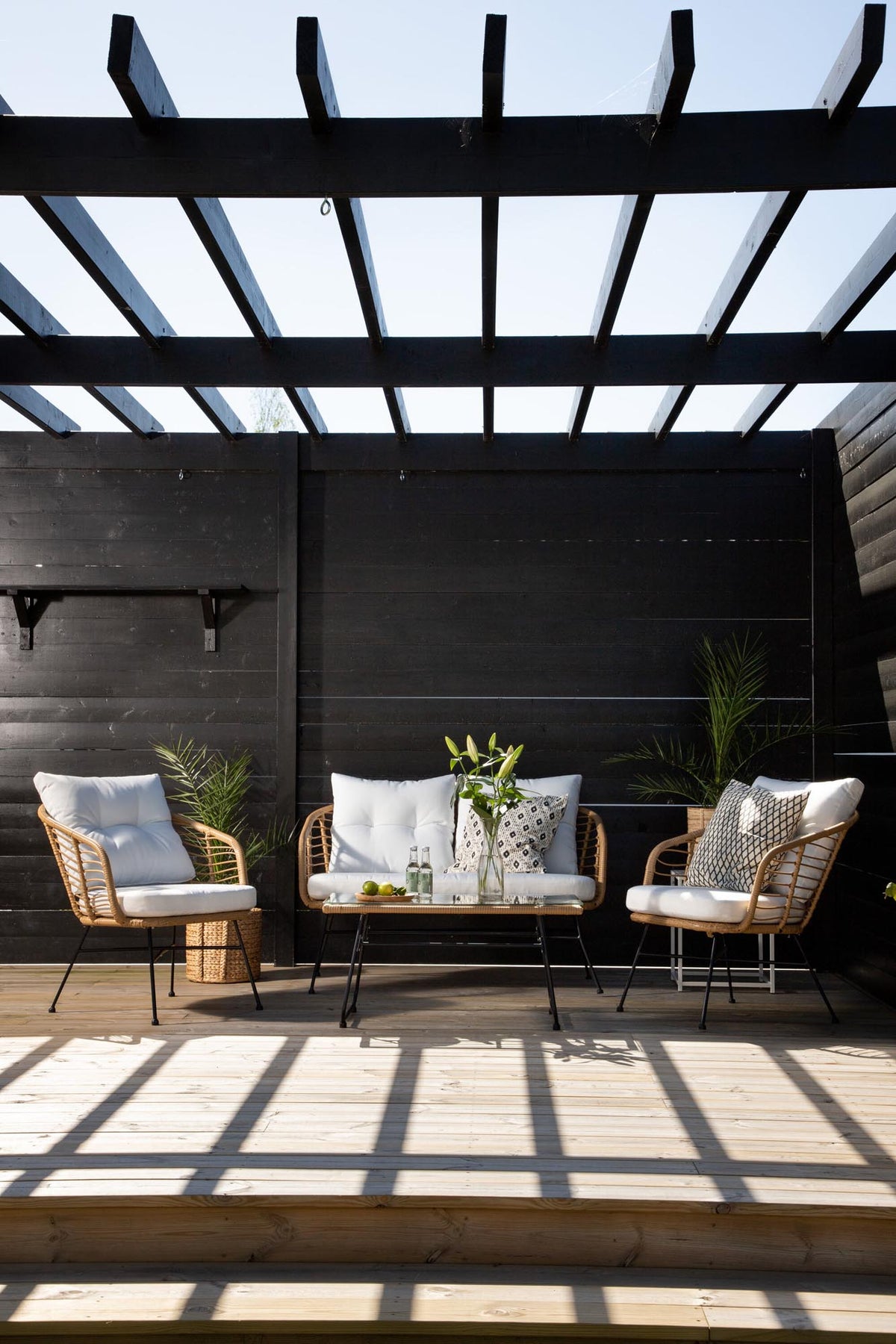 Viga Sofa Outdoorset 90cm in Natur präsentiert im Onlineshop von KAQTU Design AG. Loungeset ist von Venture Home