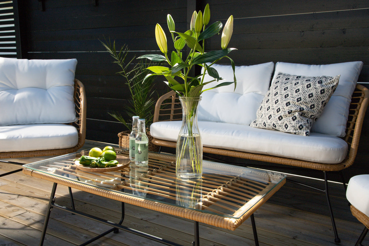 Viga Sofa Outdoorset 90cm in Natur präsentiert im Onlineshop von KAQTU Design AG. Loungeset ist von Venture Home