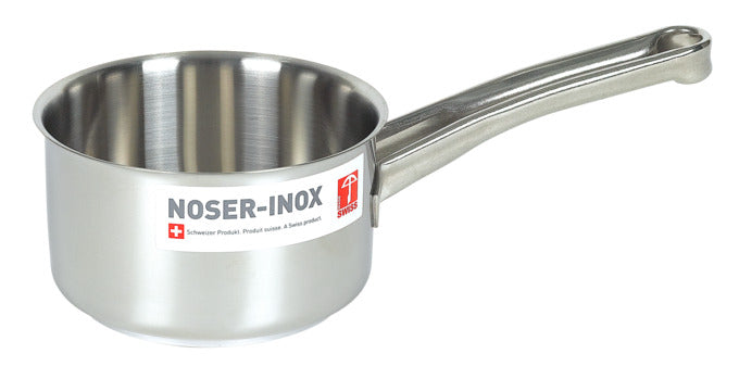 NOSER Saucenpfanne Standard ohne Deckel ø 12 cm in präsentiert im Onlineshop von KAQTU Design AG. Topf ist von NOSER-INOX