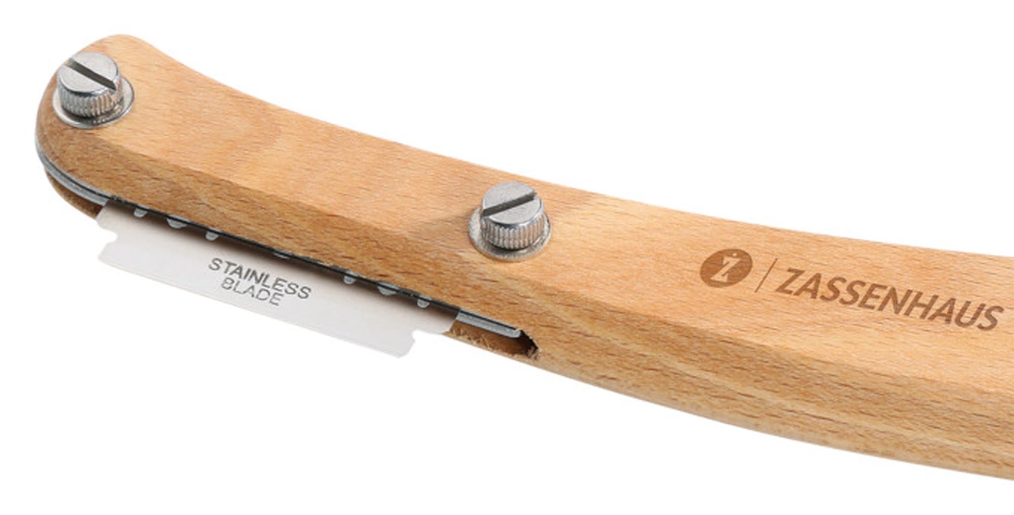 ZASSENHAUS Bäckermesser 19 cm: Edelstahlklinge, ergonomischer Griff, ideal für Teig und Brot. Langlebig und pflegeleicht.