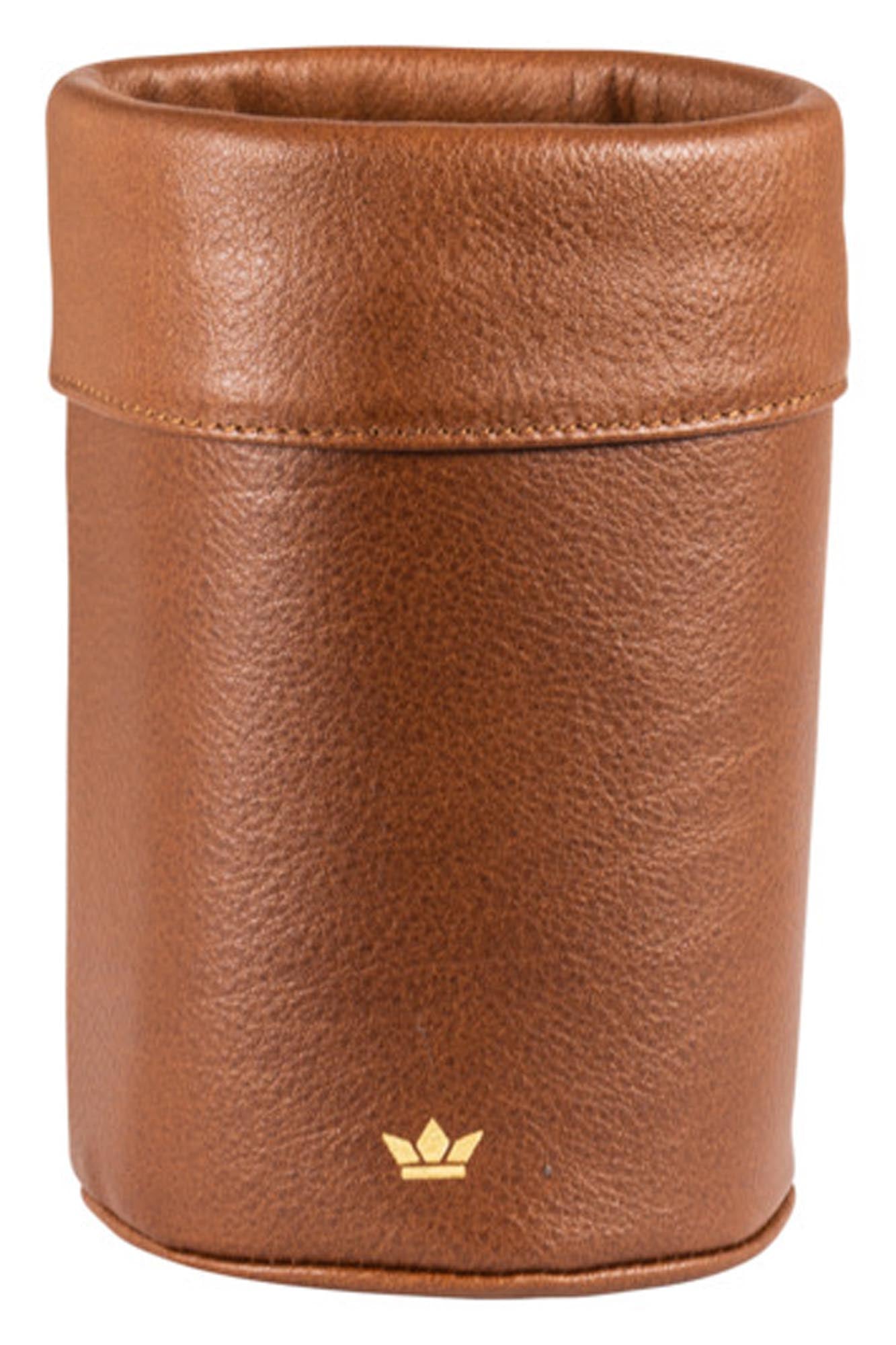 Stilvoller Weinkühler aus hochwertigem Leder von DUTCHDELUXES – ideal für jeden Anlass und ein Must-Have für Weinliebhaber.