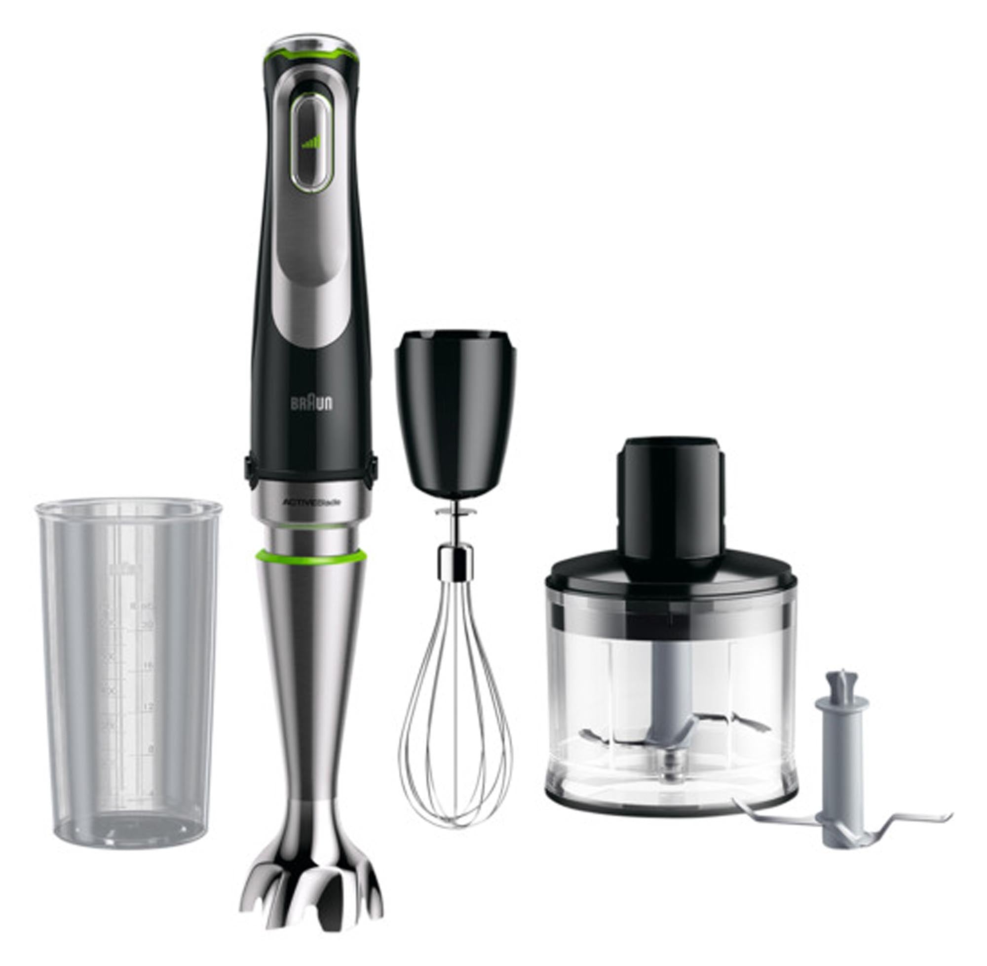 Entdecken Sie den BRAUN Stabmixer Multi Quick 9: leistungsstark, vielseitig und einfach zu reinigen. Perfekt für Pürieren, Mixen und Zerkleinern!