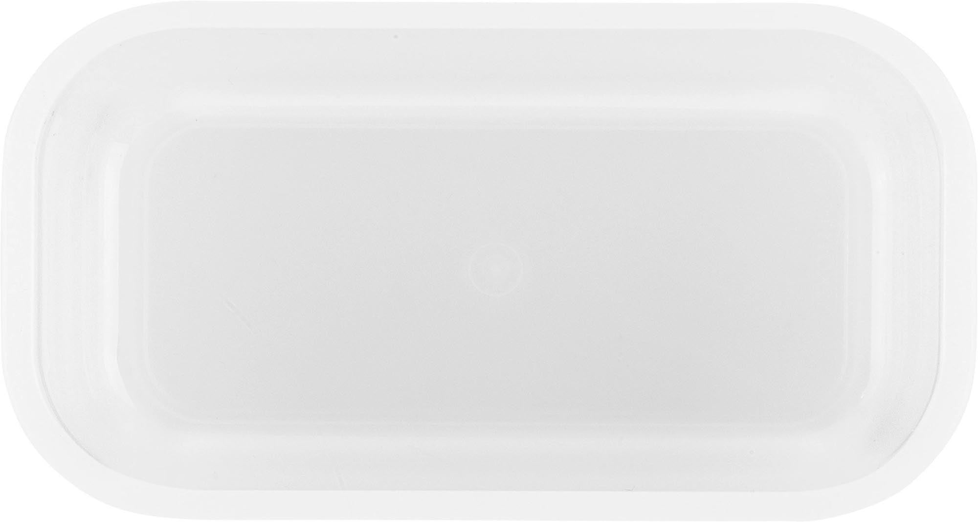 Entdecken Sie die kompakte Vakuum-Lunchbox von Zwilling Kitchen. Mit 0,5L Volumen und idealen Maßen für unterwegs – perfekt für frische Snacks!