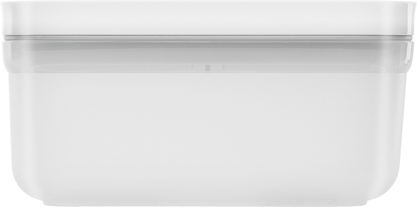 Vakuum-Lunchbox S, Kunststoff, 15.6x8.7x7.7 cm - 0.5L in Transparent präsentiert im Onlineshop von KAQTU Design AG. Aufbewahrungsdose ist von Zwilling Kitchen