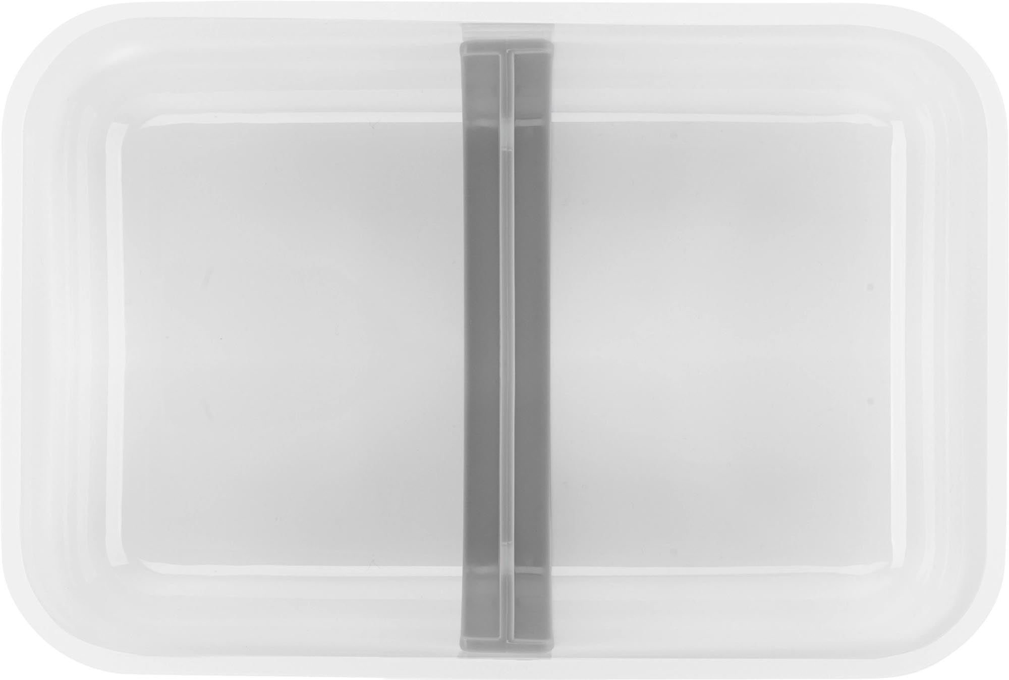 Flache Vakuum-Lunchbox aus Kunststoff, 1.0L, 21.7x14.6x6.5 cm, ideal für frische Mahlzeiten unterwegs, von Zwilling Kitchen.