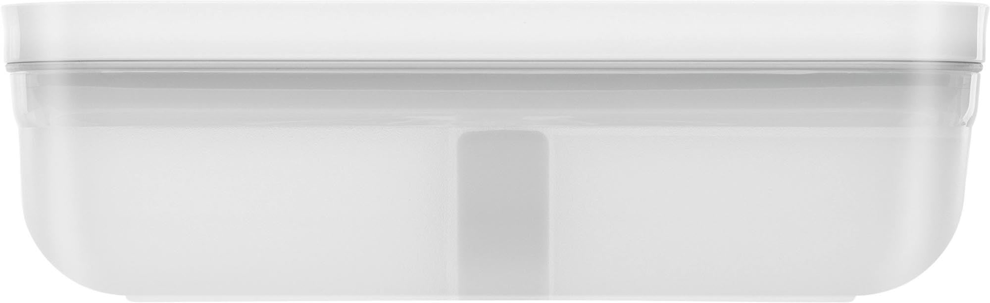 Flache Vakuum-Lunchbox von Zwilling, 1.0L, 21.7x14.6x6.5 cm, aus langlebigem Kunststoff, ideal für frische Speisen unterwegs, kompakt und stilvoll.