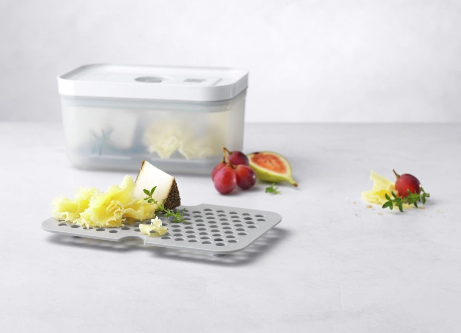 Vakuum Zubehörset von Zwilling: 2er Set Abtrg Gitter in M/L für effizientes Vakuumieren und längere Haltbarkeit von Lebensmitteln.