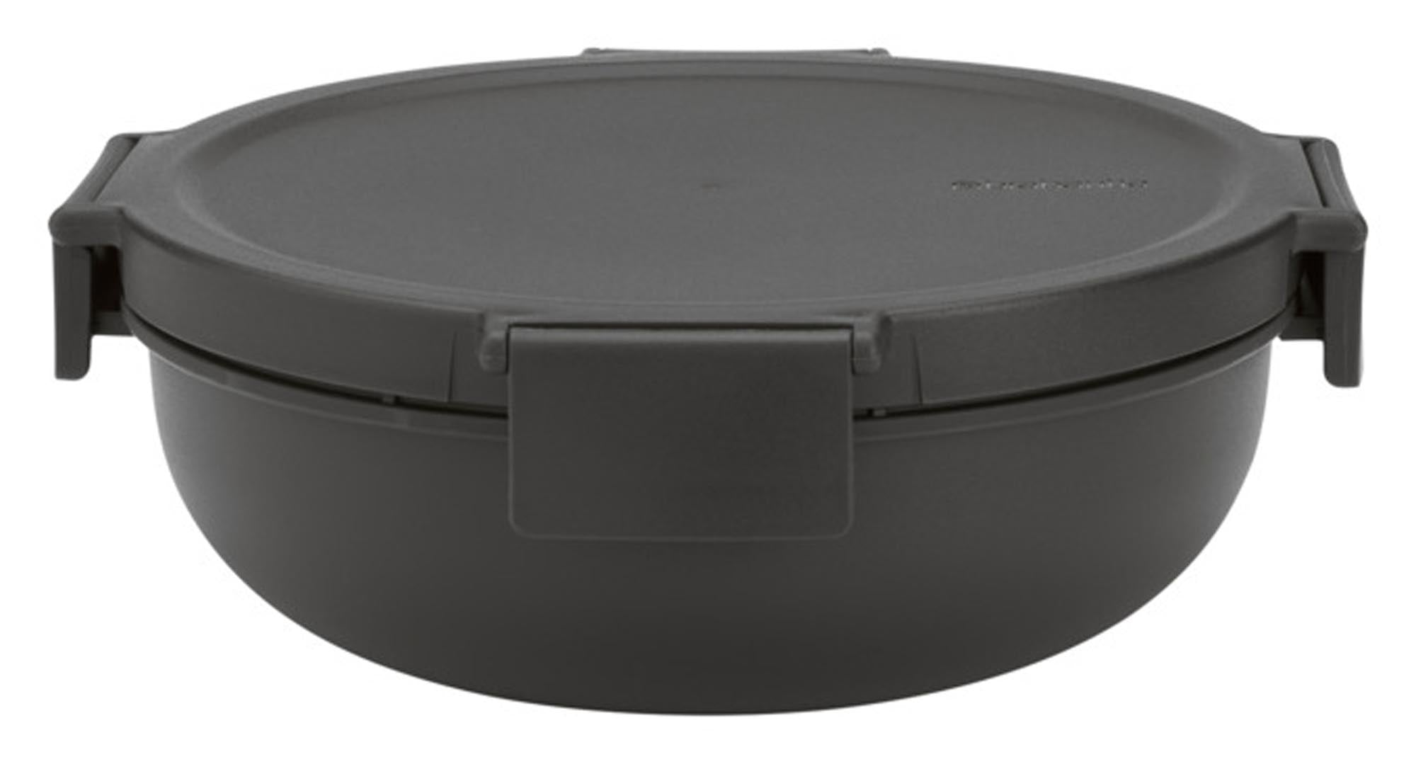 BRABANTIA Lunchschüssel Make & Take dark grey 1.3 l in präsentiert im Onlineshop von KAQTU Design AG. Aufbewahrungsdose ist von BRABANTIA