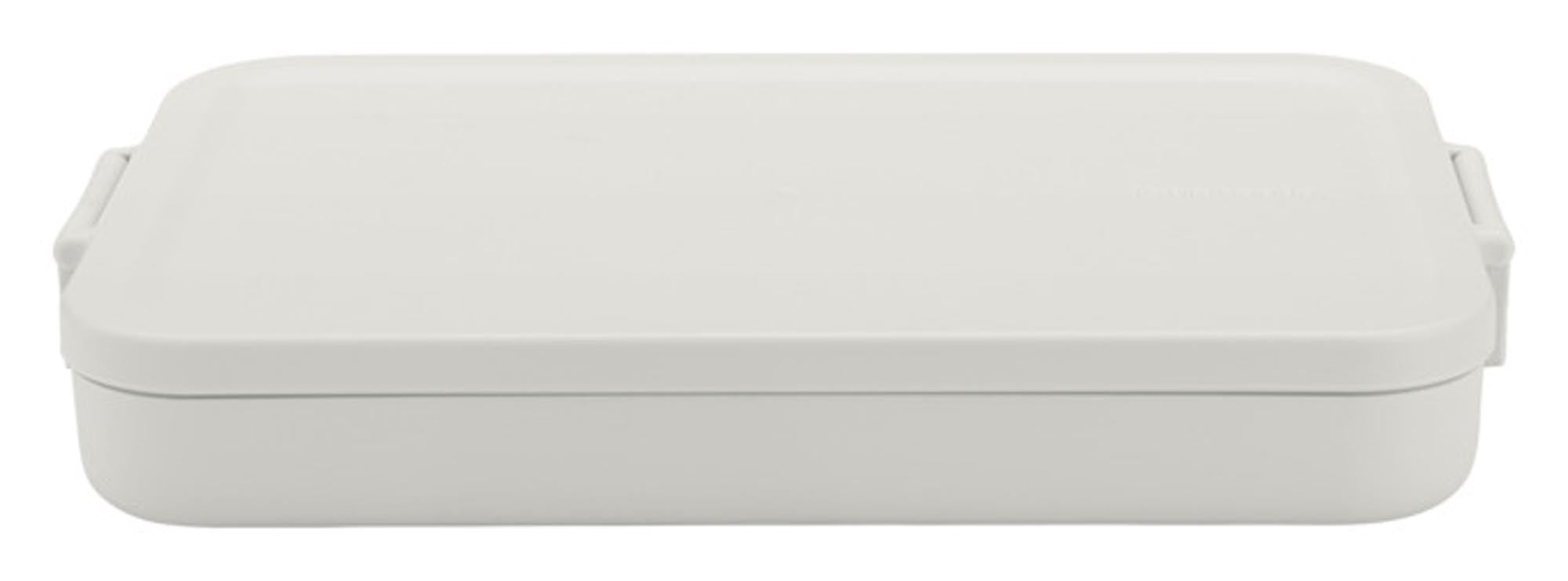 Entdecken Sie die BRABANTIA Lunchbox Make & Take flach in light grey (1.1 l) – ideal für stilvollen, sicheren Transport Ihrer Mahlzeiten. BPA-frei, luftdicht und spülmaschinenfest!