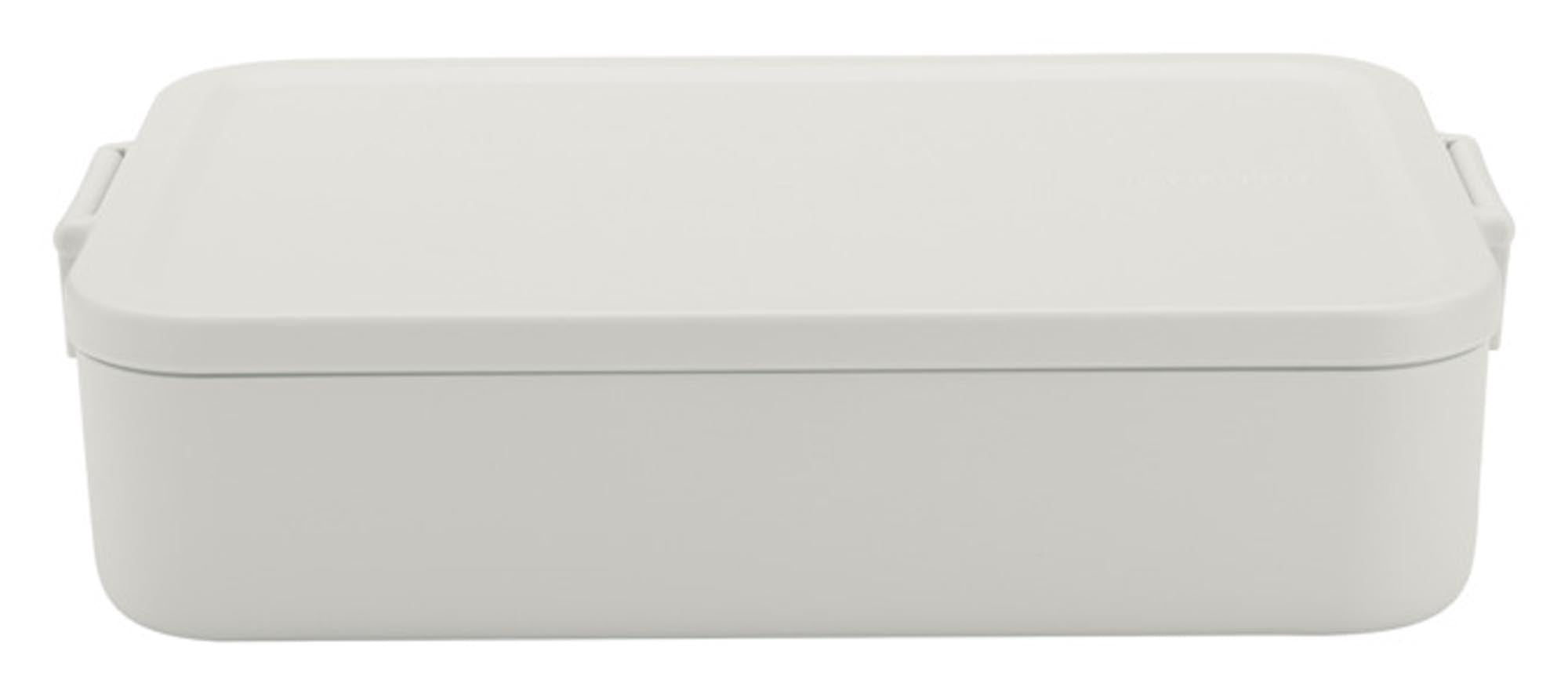 Entdecken Sie die BRABANTIA Lunchbox Make & Take 2 l in light grey – die perfekte, BPA-freie und umweltfreundliche Lösung für stilvollen Transport Ihrer Snacks und Mahlzeiten.