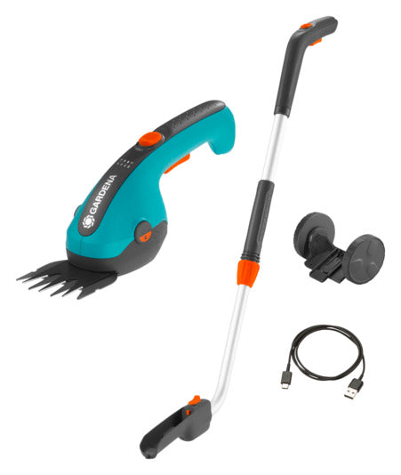 GARDENA Akku Grasschere ClassicCut Stiel und Räder in präsentiert im Onlineshop von KAQTU Design AG. Gartengeräte ist von GARDENA