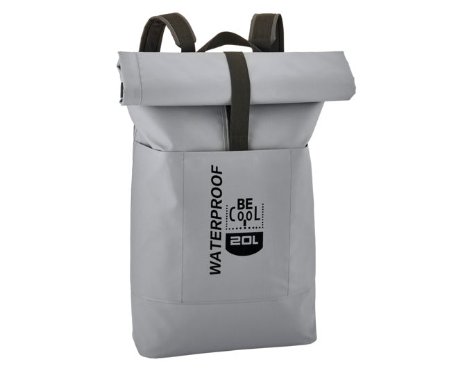 Elegante 12L Kühltasche in Weiss, ideal für Picknicks & Ausflüge. Wasserabweisend, isoliert, mit ergonomischen Tragegurten.