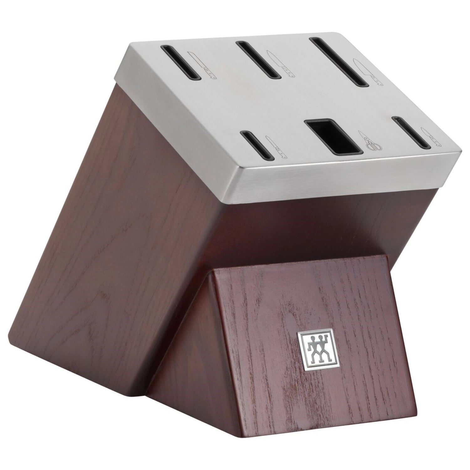 Zwilling Pro Holz Messerblock mit Schärfer, 7-tlg.