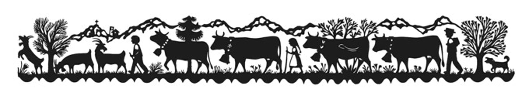 Entdecken Sie die STÖCKLI Fonduegabeln Alpaufzug: 6 hochwertige Gabeln aus Edelstahl mit rustikalem Holzgriff, perfekt für gesellige Fondueabende.