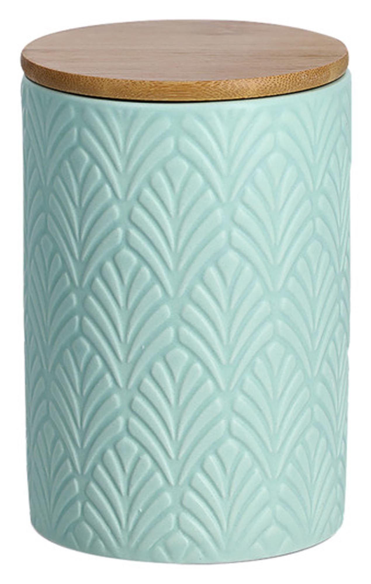 Entdecken Sie die ZELLER Vorratsdose mit Bambusdeckel in Mint (0,72 l) – ideal für trockene Lebensmittel, BPA-frei, luftdicht und spülmaschinenfest.