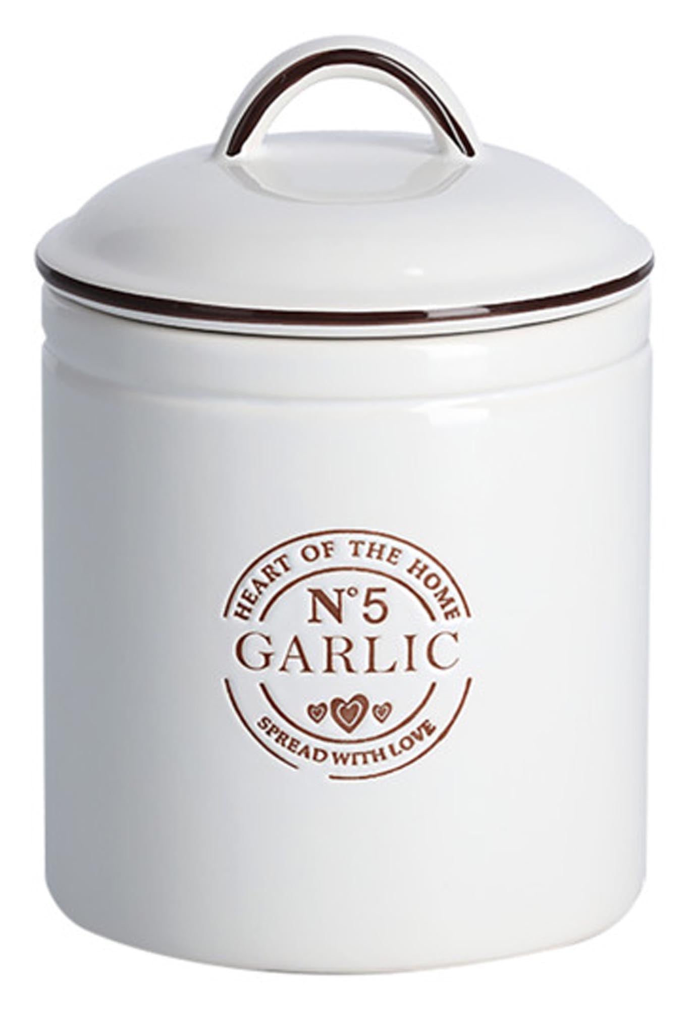 Die ZELLER Vorratsdose Garlic 880 ml aus Glas ist ideal zur luftdichten Aufbewahrung von Knoblauch und Gewürzen. Stilvoll und pflegeleicht!