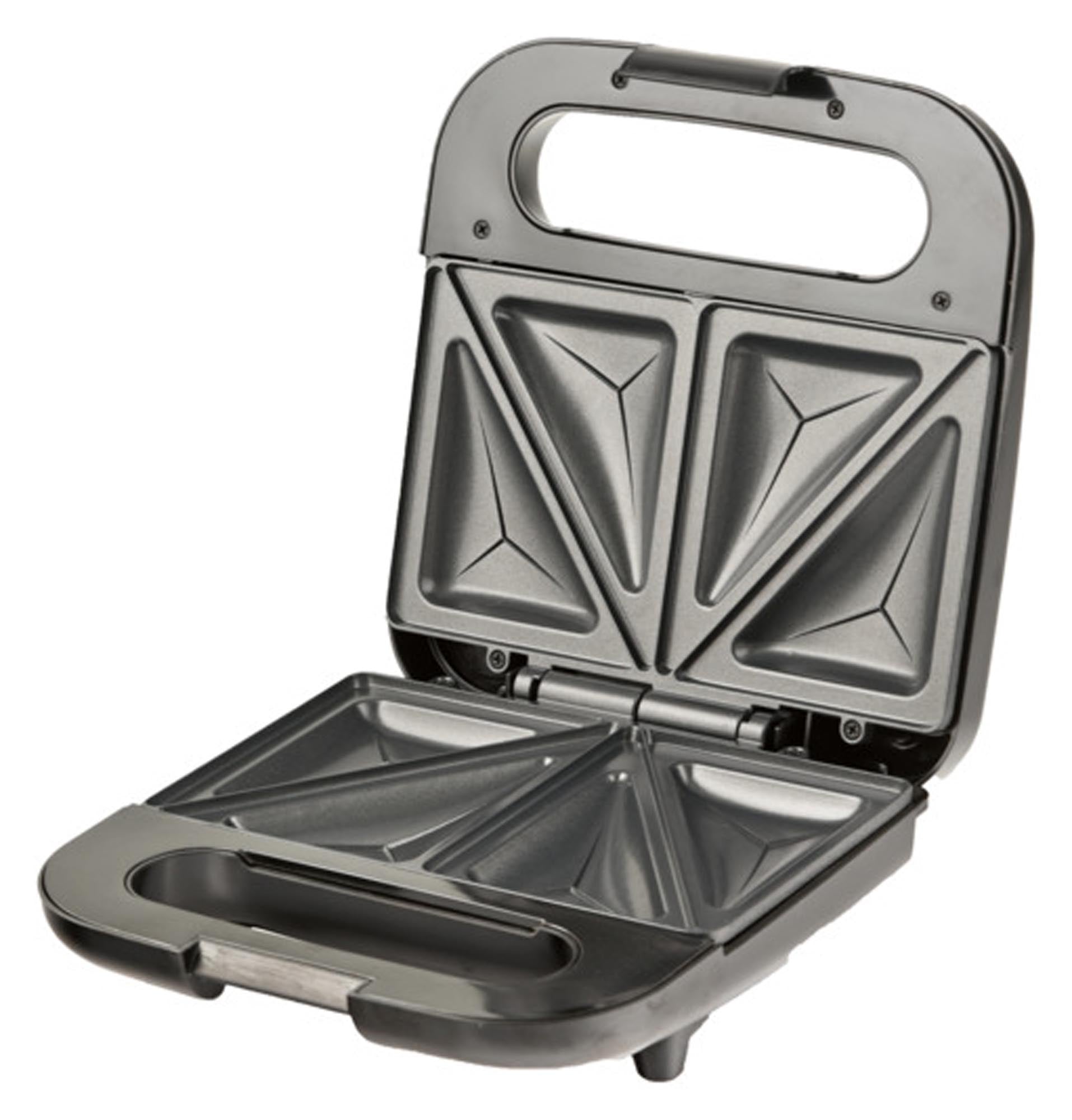 Vielseitiger ROTEL Sandwichtoaster Trio: 3 Platten für Sandwiches, Waffeln, Paninis. Antihaft, Edelstahl, 1200W, kompakt.