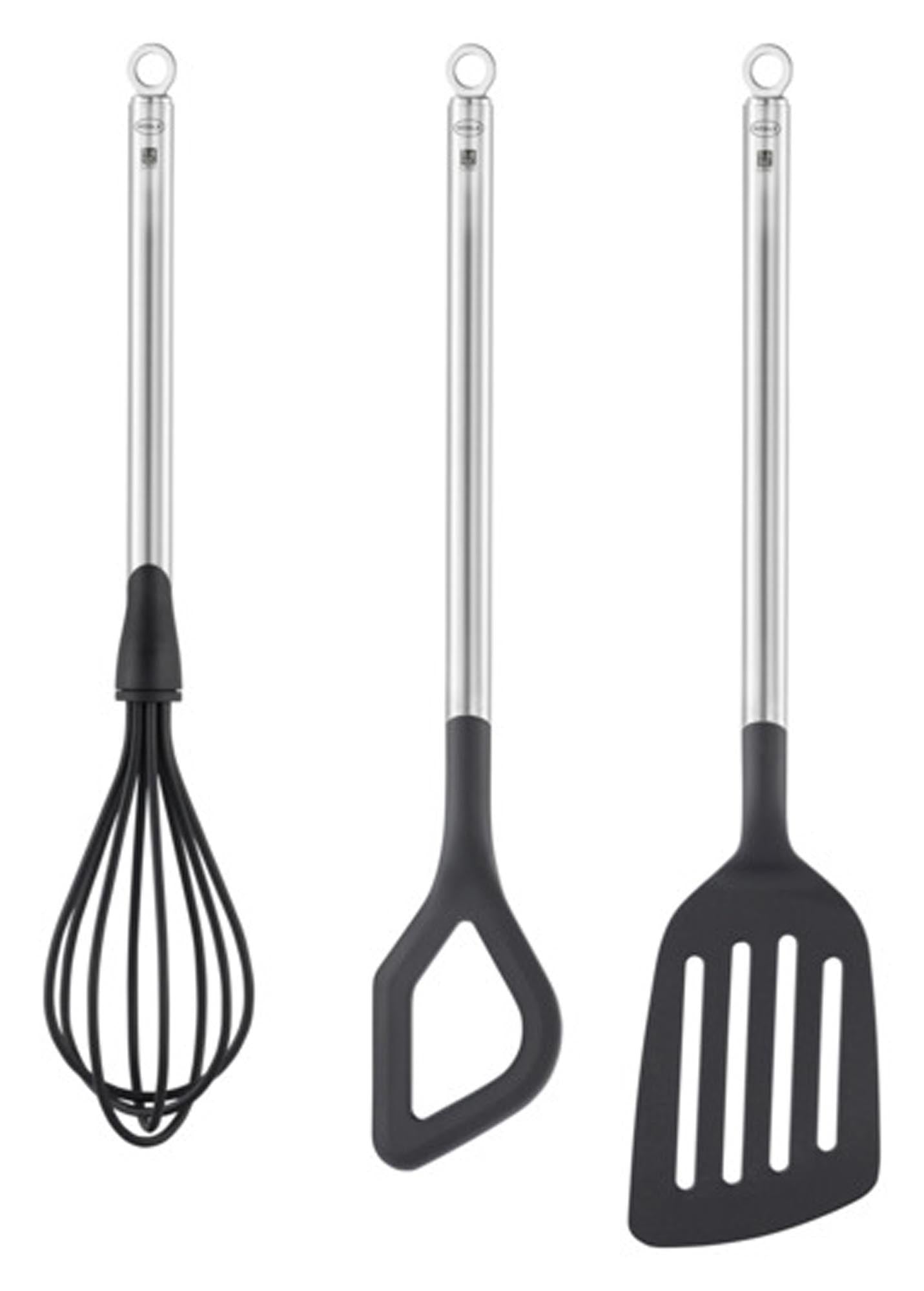 Entdecken Sie das RÖSLE Gourmet-Set Starter Basic Line 3-teilig – hochwertige Küchenhelfer für kreative Kochideen und perfekte Ergebnisse.