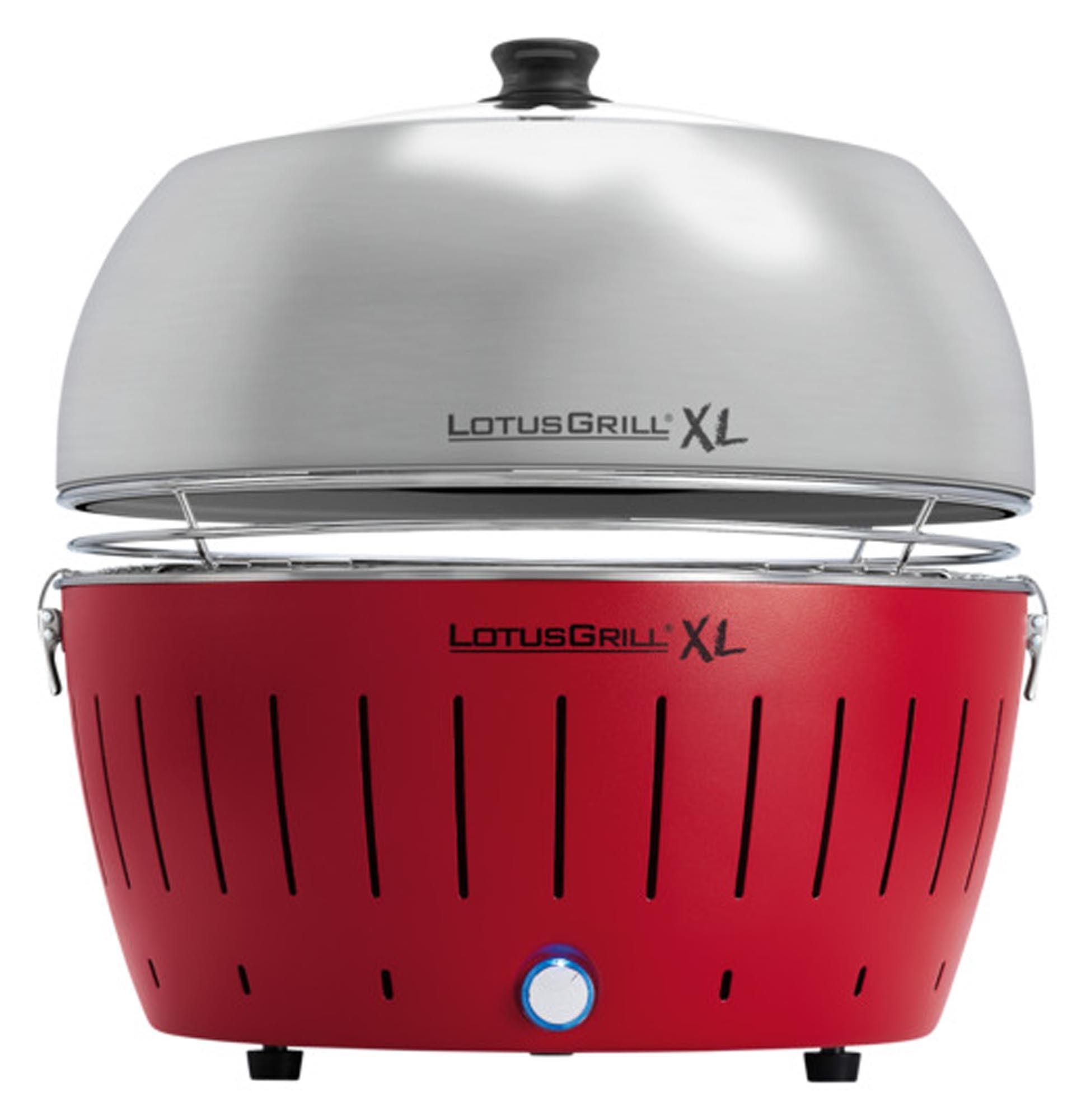 Grillhaube Classic von LOTUS GRILL: Qualität, Funktionalität, gleichmässige Hitze, wetterfest, leicht zu reinigen, integriertes Thermometer.