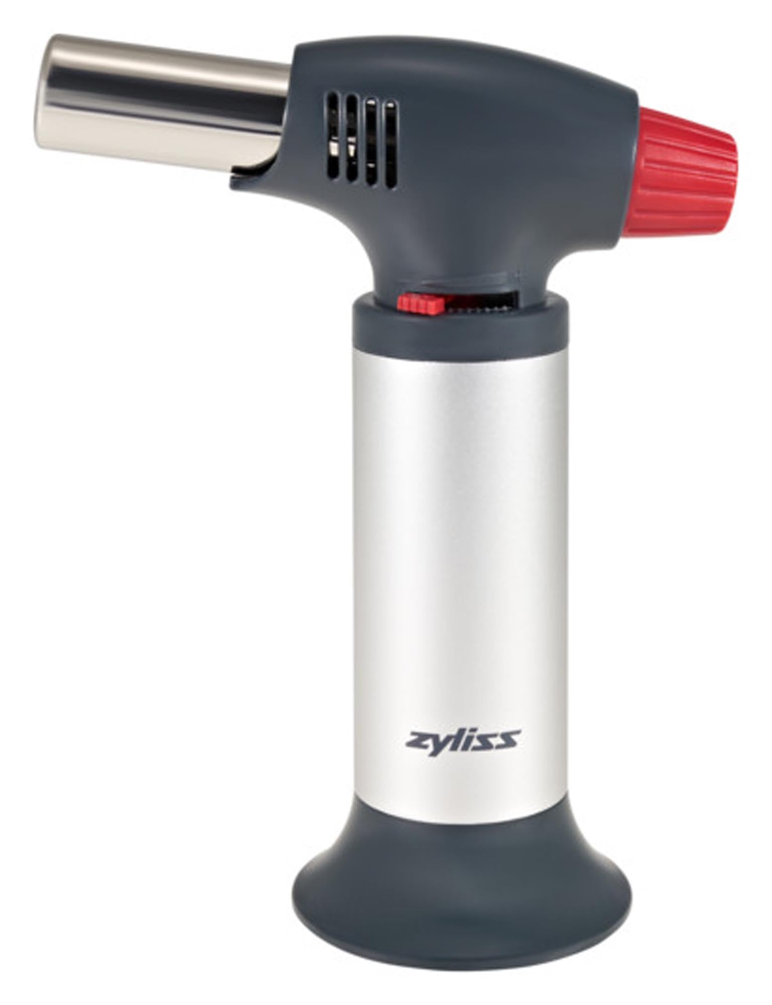 Entdecken Sie den ZYLISS Flambierbrenner – ideal zum Karamellisieren, Grillen und für Crème Brûlée. Hochwertig, sicher und kompakt!