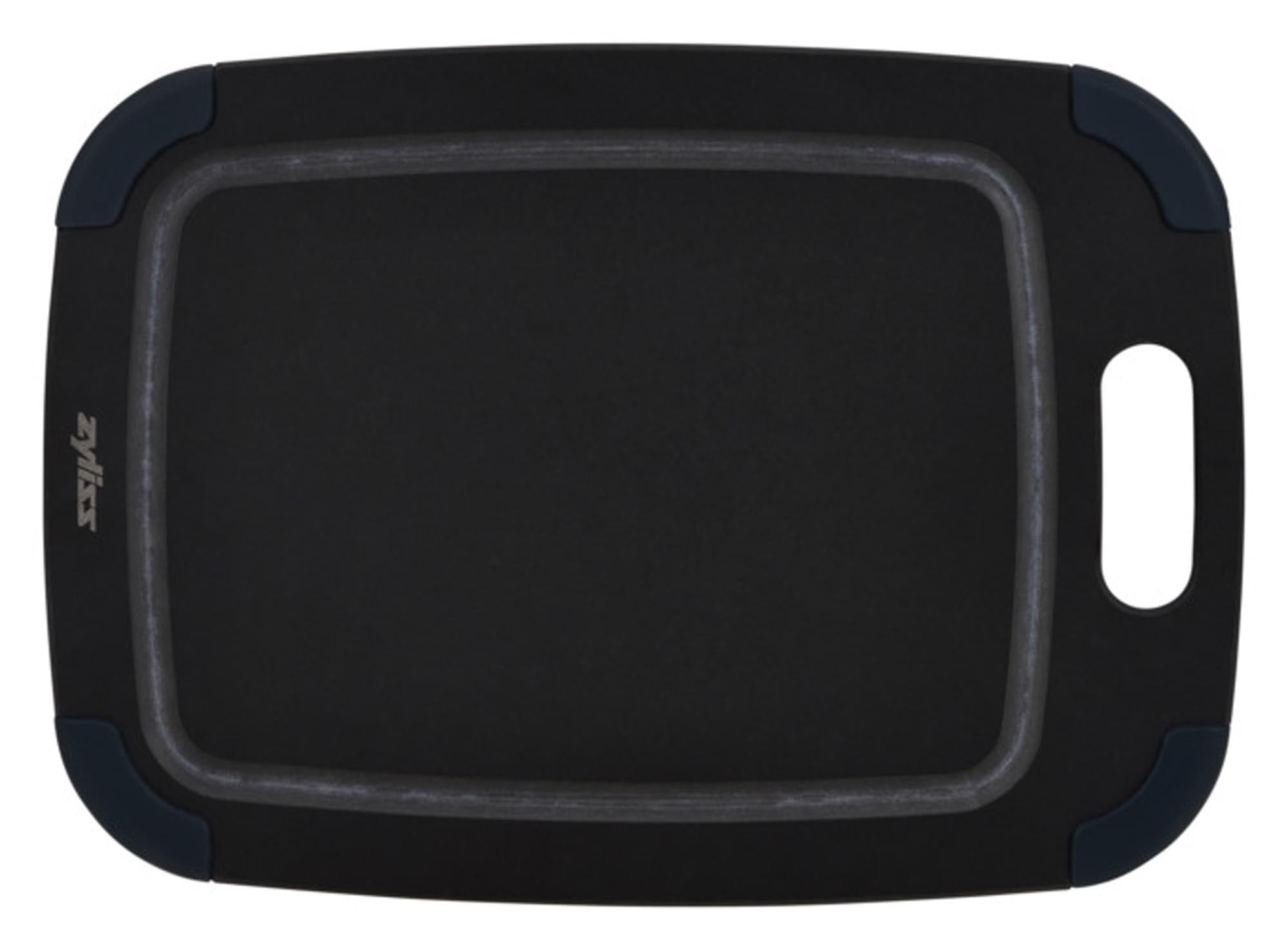 ZYLISS Holzfaser Schneidbrett 44.5x33 cm: robust, hygienisch, rutschfest, umweltfreundlich. Perfekt für Gemüse & Fleisch. Qualität & Stil.