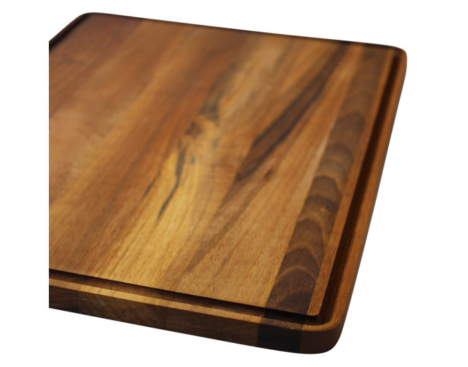 KISAG Artisan XL Schneidbrett 40x30 cm: Hochwertiges, langlebiges Walnussholz, messerschonend, ideal für Zubereitung und stilvolles Servieren.