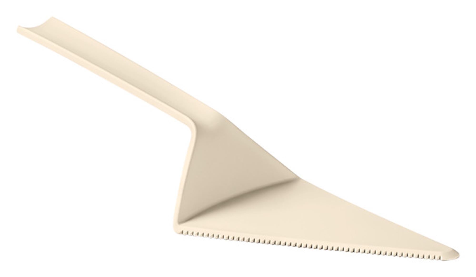 Elegante BLIM PLUS Schale auf Fuss mit Haube und Kuchenheber, arctic white, ø 30 cm – ideal für stilvolles Servieren und Präsentieren.