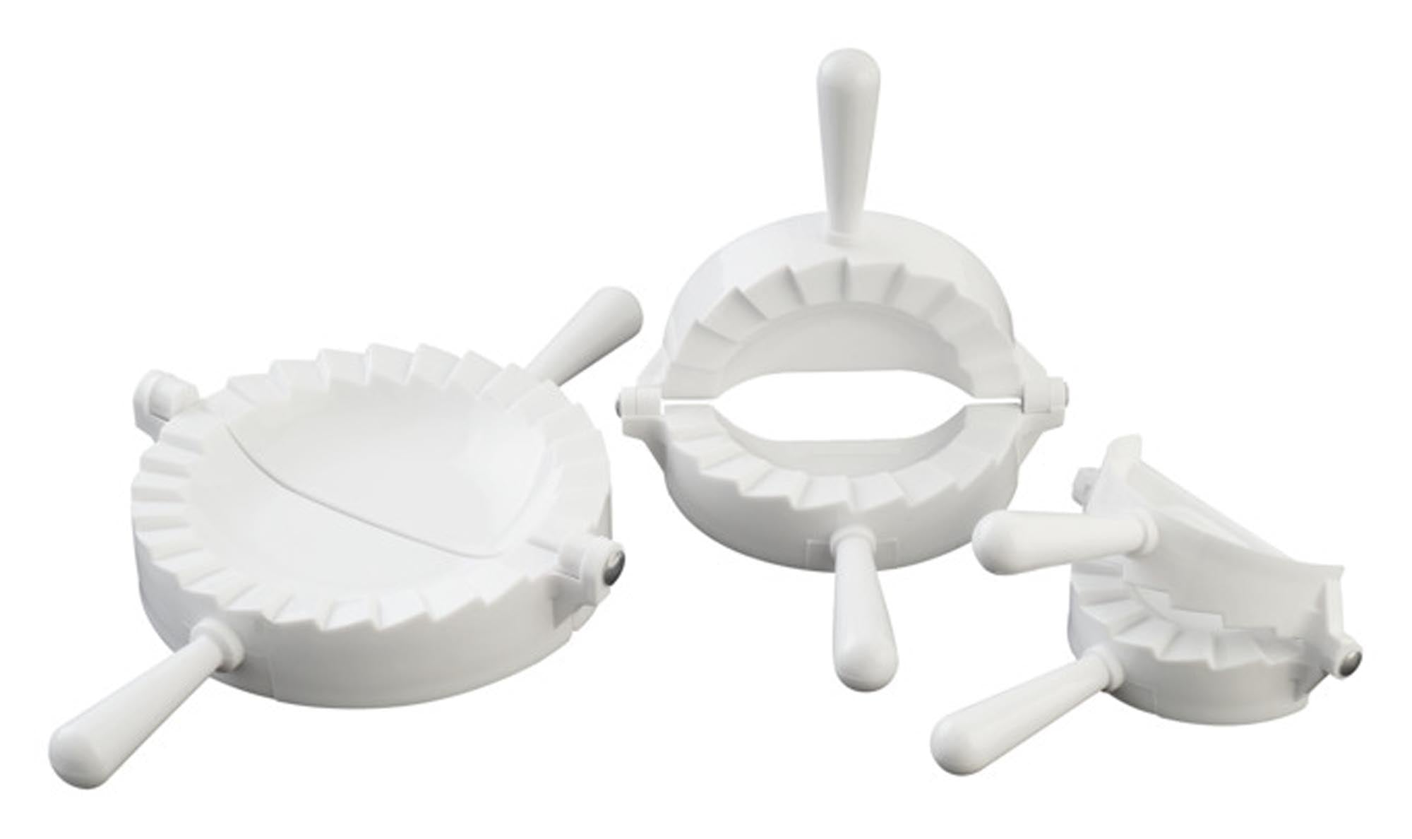 Entdecken Sie den EVA Ravioliformer 3-teilig für perfekte, hausgemachte Ravioli. Ideal für kreative Pasta-Variationen und einfache Reinigung!