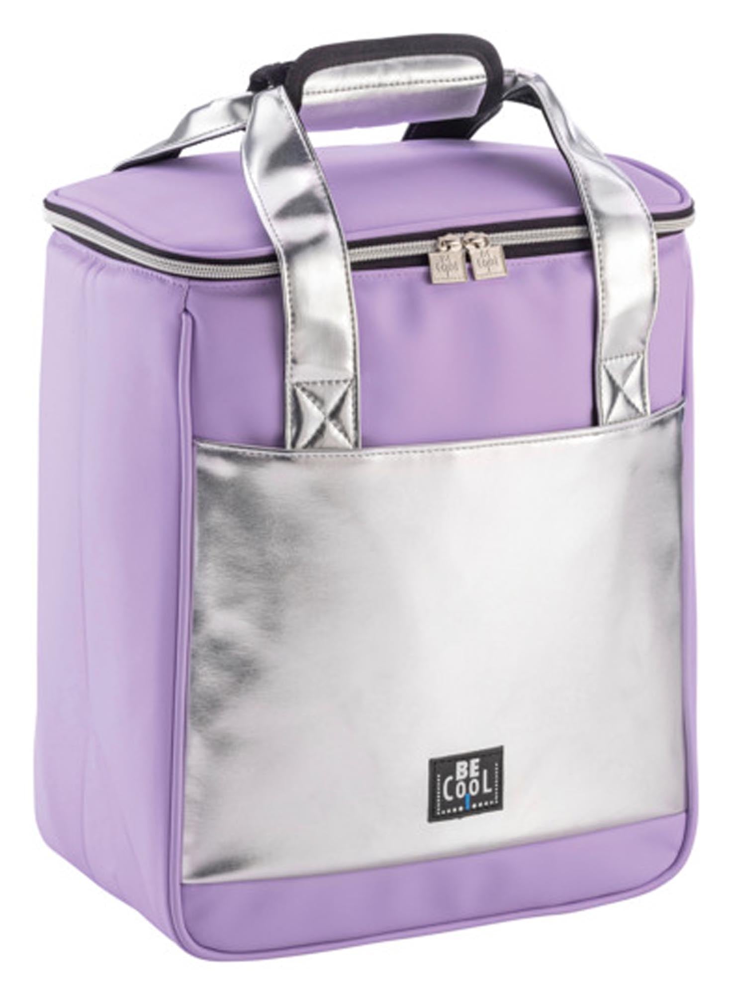 Entdecken Sie die BE COOL Kühltasche Lavendel/Silver 18.5 l – stilvoll, robust und ideal für Picknicks, Strand und Ausflüge. Hält Speisen und Getränke kühl!