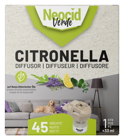 NEOCID Citronella Diffusor in präsentiert im Onlineshop von KAQTU Design AG. Insektenabwehr ist von NEOCID VERDE