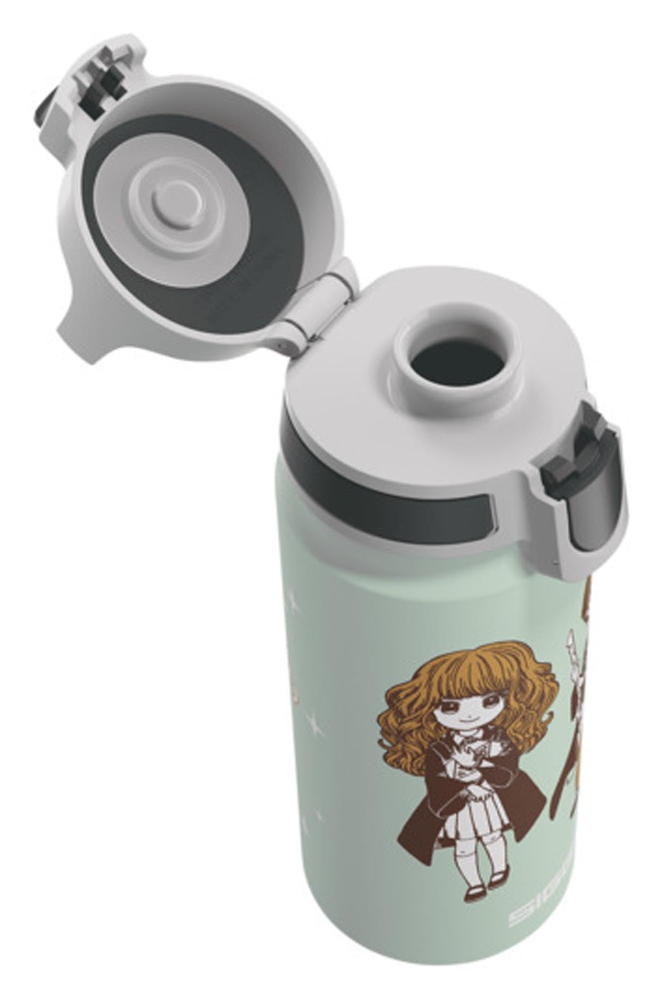 Magische 0.6L SIGG Trinkflasche aus Aluminium, BPA-frei, mit Harry Potter Design. Perfekt für Fans, umweltfreundlich, auslaufsicher.