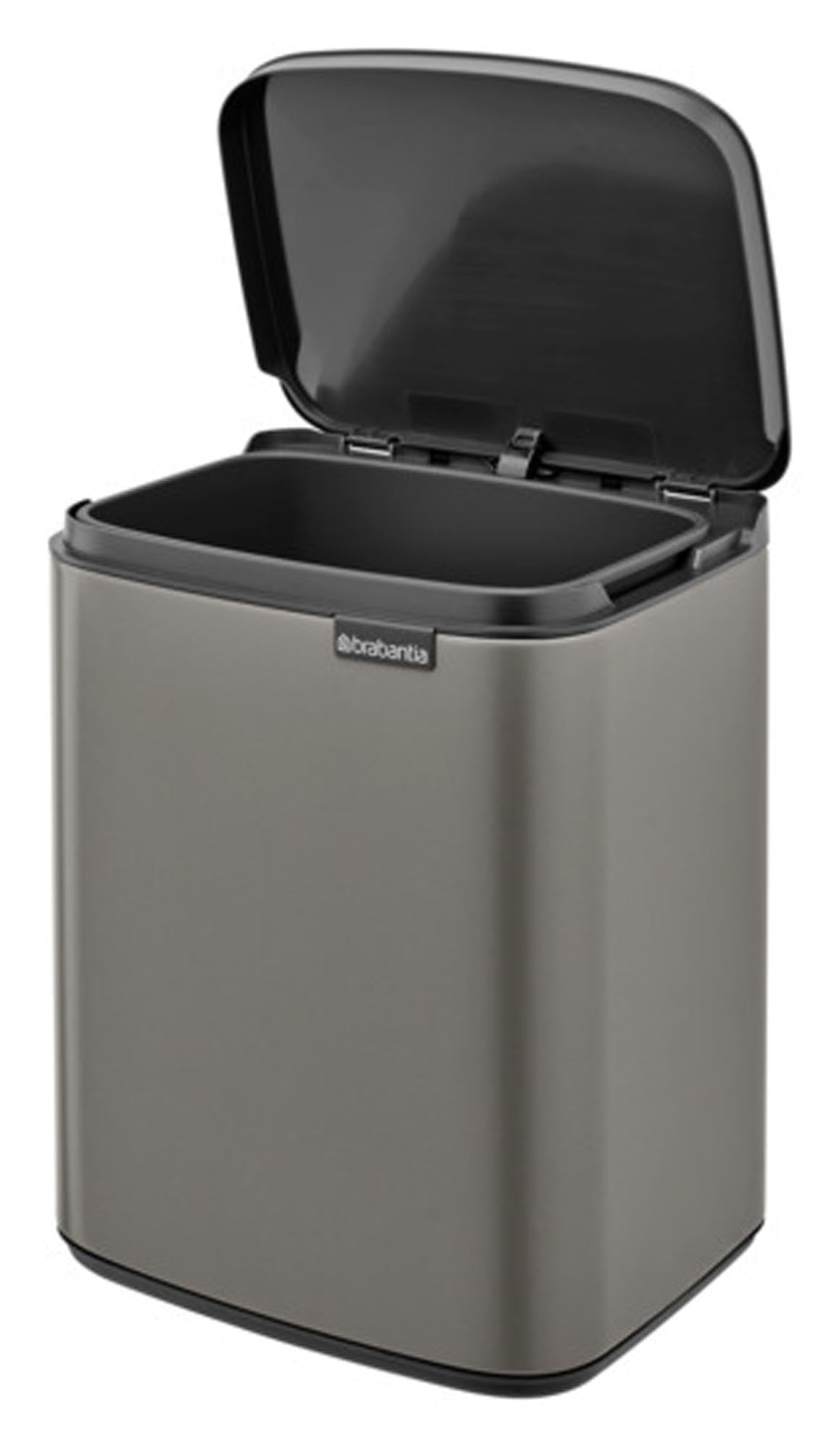 BRABANTIA Abfallbehälter Bo platinum 7 l in  präsentiert im Onlineshop von KAQTU Design AG. Mülleimer ist von BRABANTIA