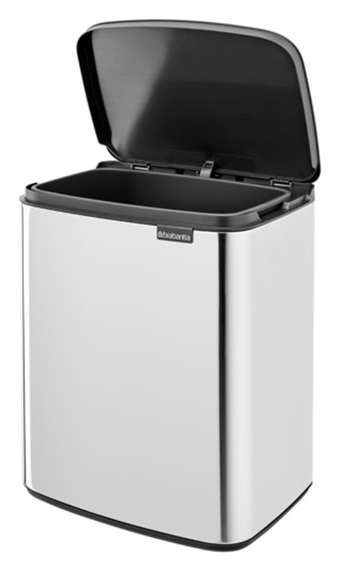 BRABANTIA Abfallbehälter Bo platinum 12 l in  präsentiert im Onlineshop von KAQTU Design AG. Mülleimer ist von BRABANTIA