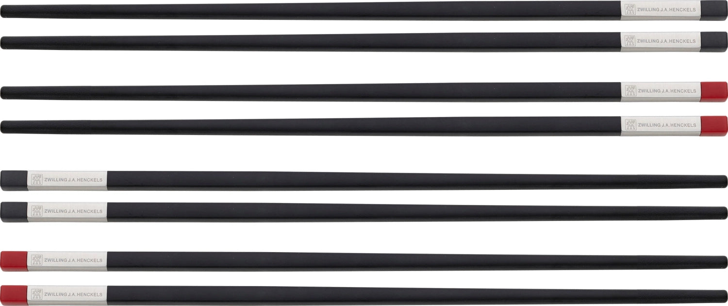 Tinting sticks, set for 4 people, black