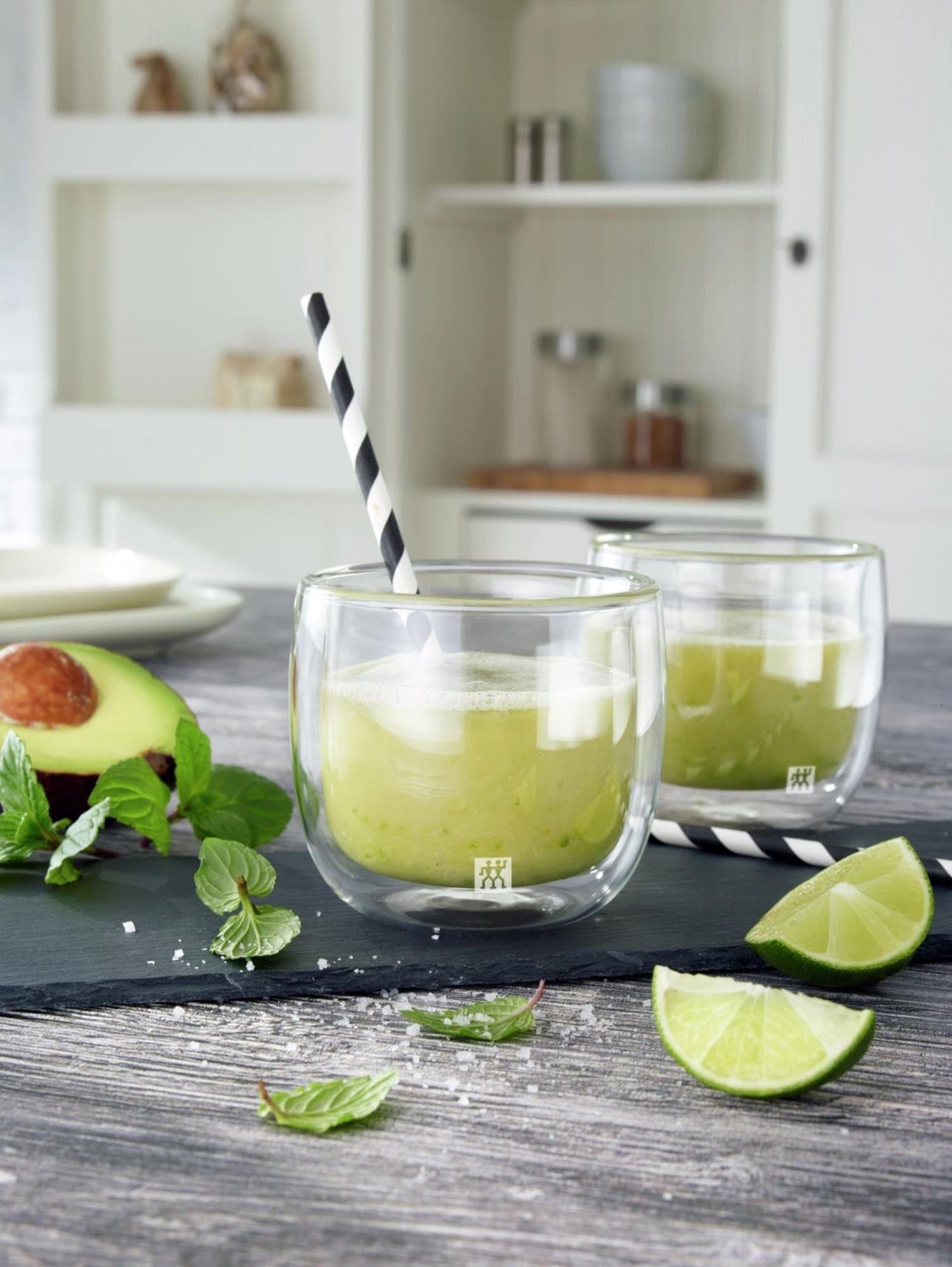 Elegante Zwilling Sorrento Teegläser, 2er Set, 240 ml, doppelwandig.