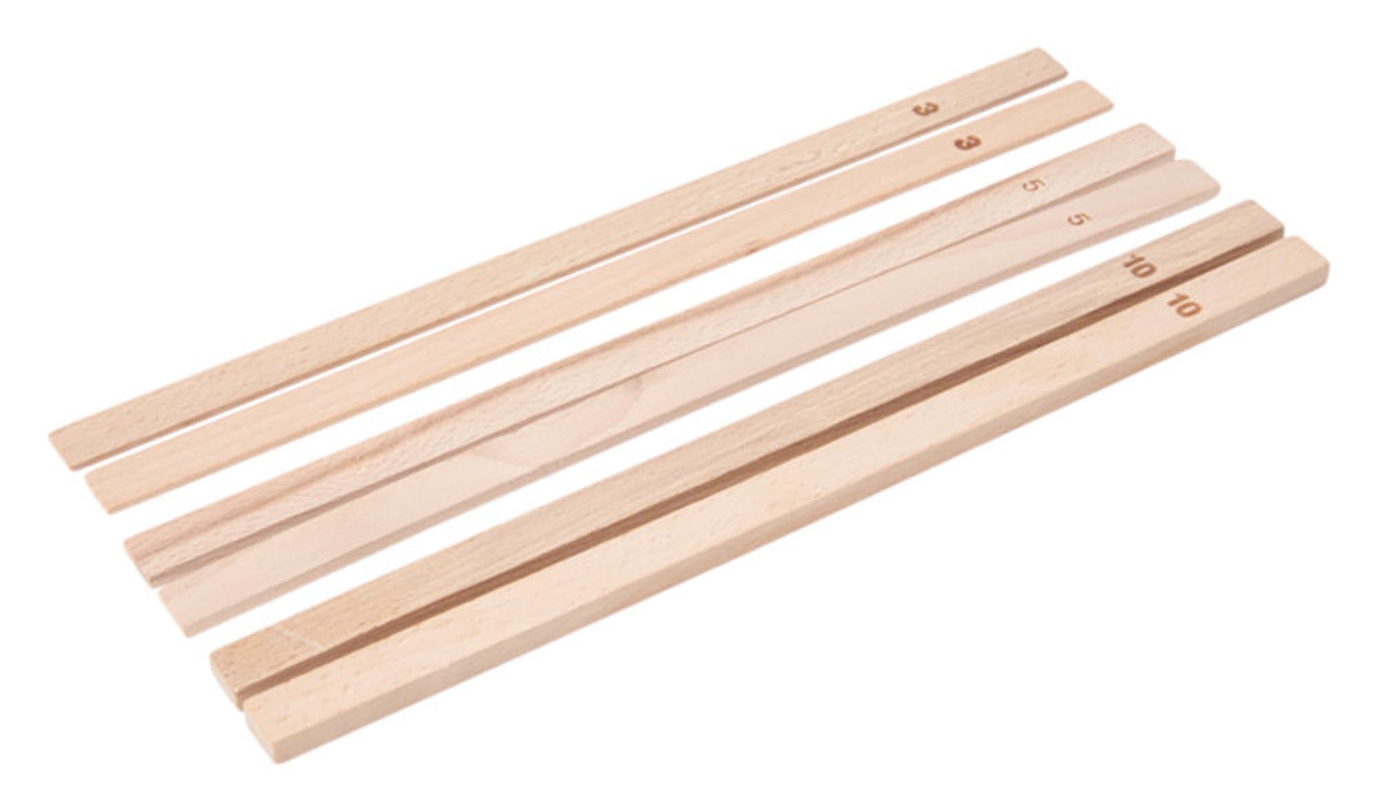 Entdecken Sie die PATISSE Teighölzer 6-teilig aus hochwertigem Buchenholz. Ideal für das Ausrollen von Teig für Kuchen, Plätzchen und mehr!