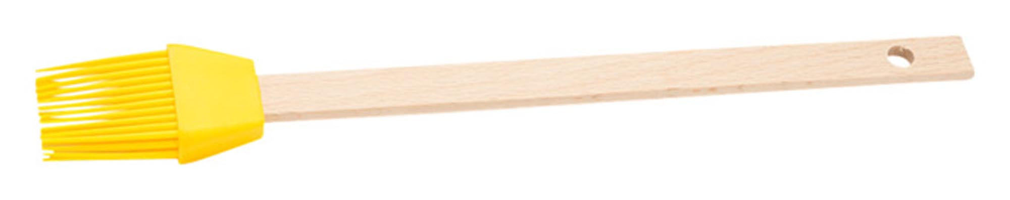 Entdecken Sie den PATISSE Backpinsel Silikon Holz Prima Line (27 cm) – ideal zum Bestreichen von Teigen, Kuchen und Gebäck. Hitzebeständig, spülmaschinenfest und mit ergonomischem Holzgriff für perfekten Halt!